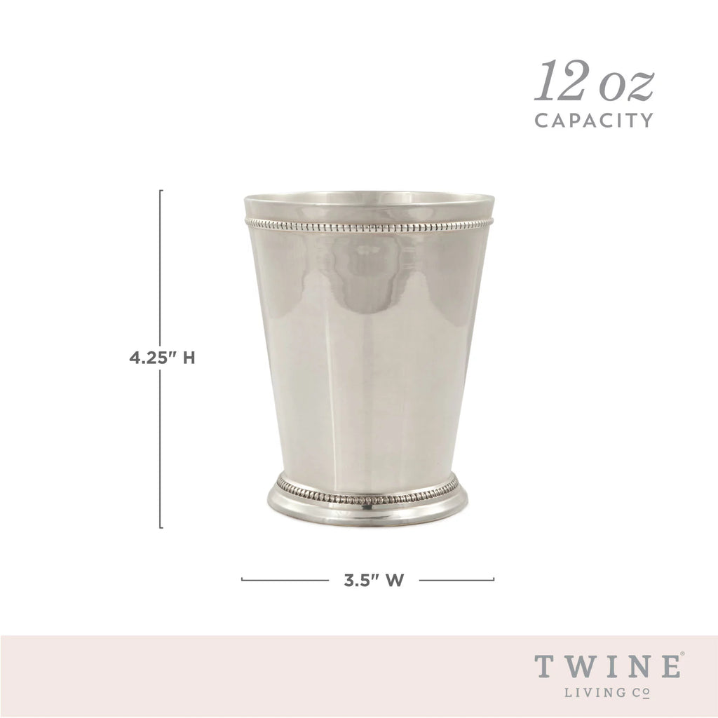 Mint Julep Cup, Set of 1, 12oz, Silver D818444