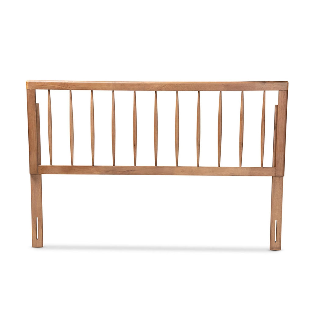 Ash Walnut Finished Wood King Size Headboard D8094