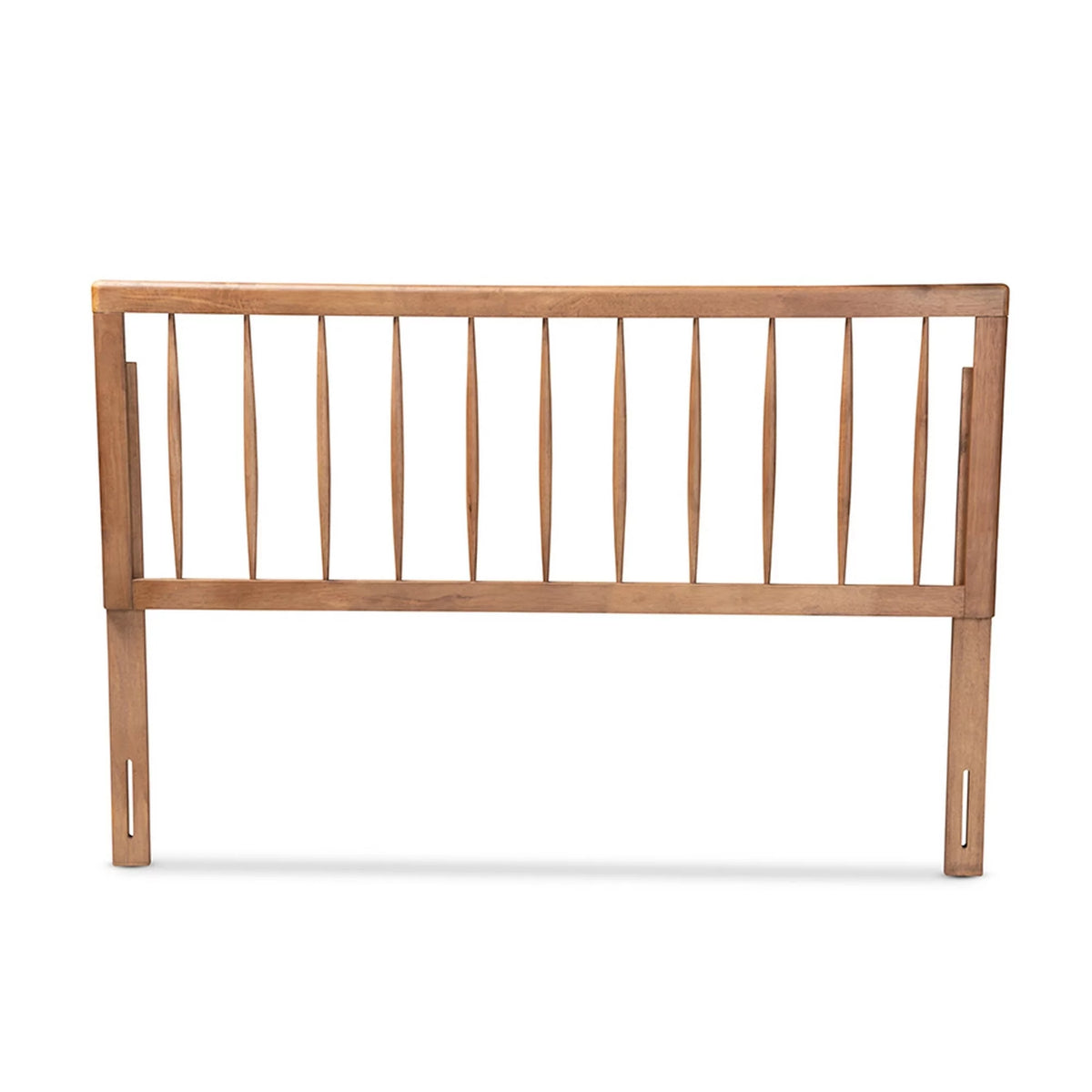 Ash Walnut Finished Wood King Size Headboard D8094