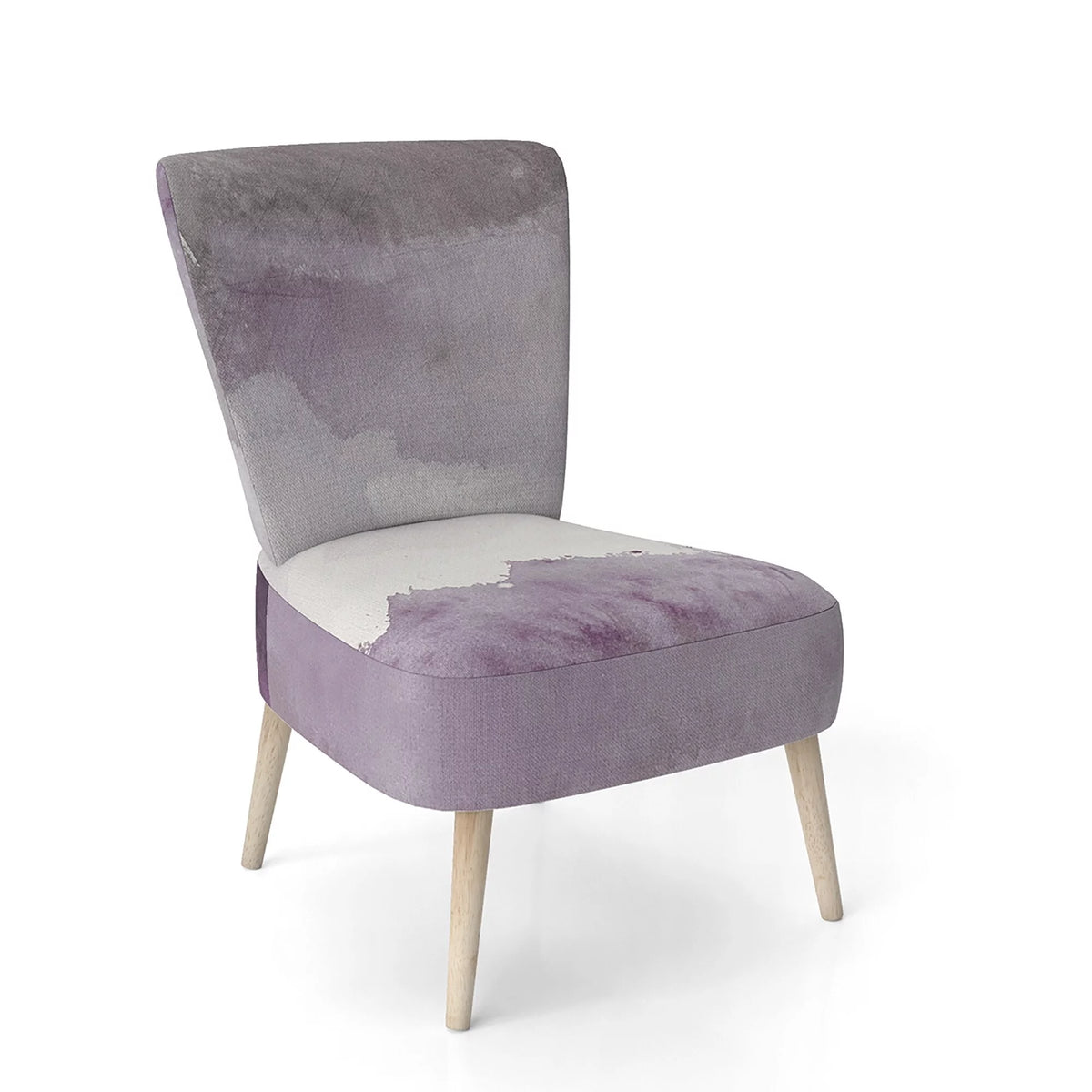 Amethyst And Grey Upholstered Accent Chair R218441