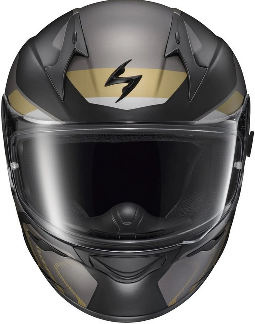 Black Gold XL Motorcycle Helmet S27601