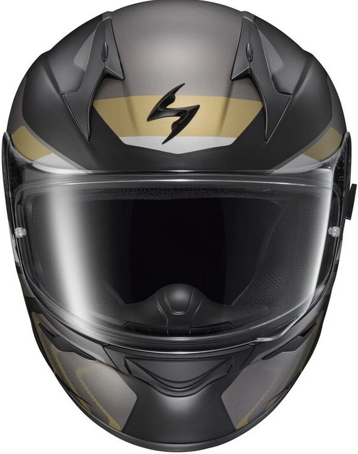 Black Gold XL Motorcycle Helmet S27601