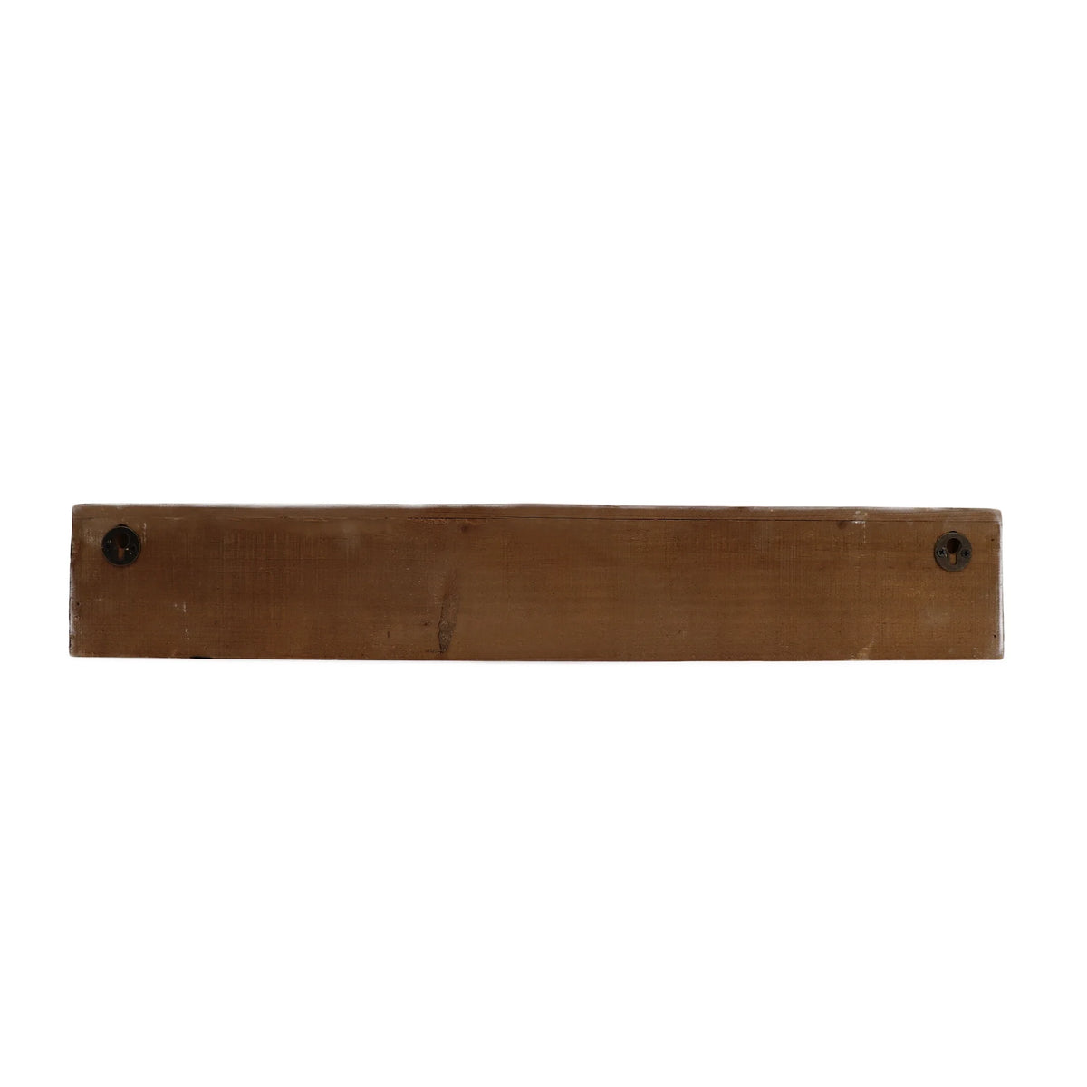 Hand-Carved Wooden Floral-Patterned Floating Wall Shelf X672473