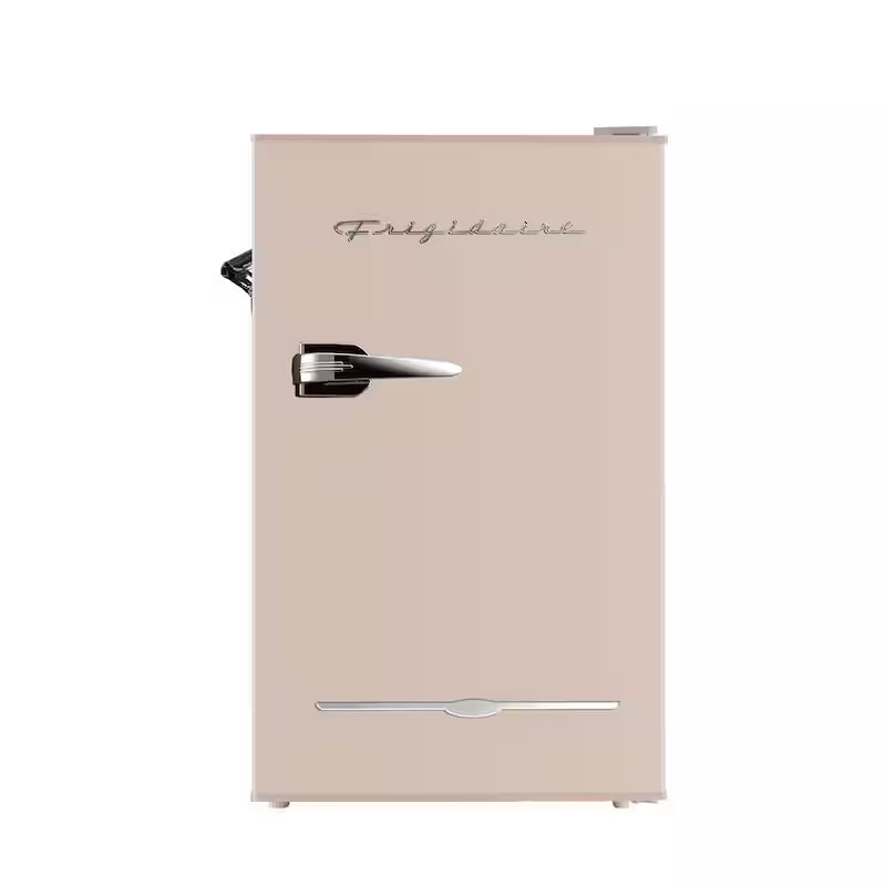 Coral Pink Retro Mini Fridge O5504