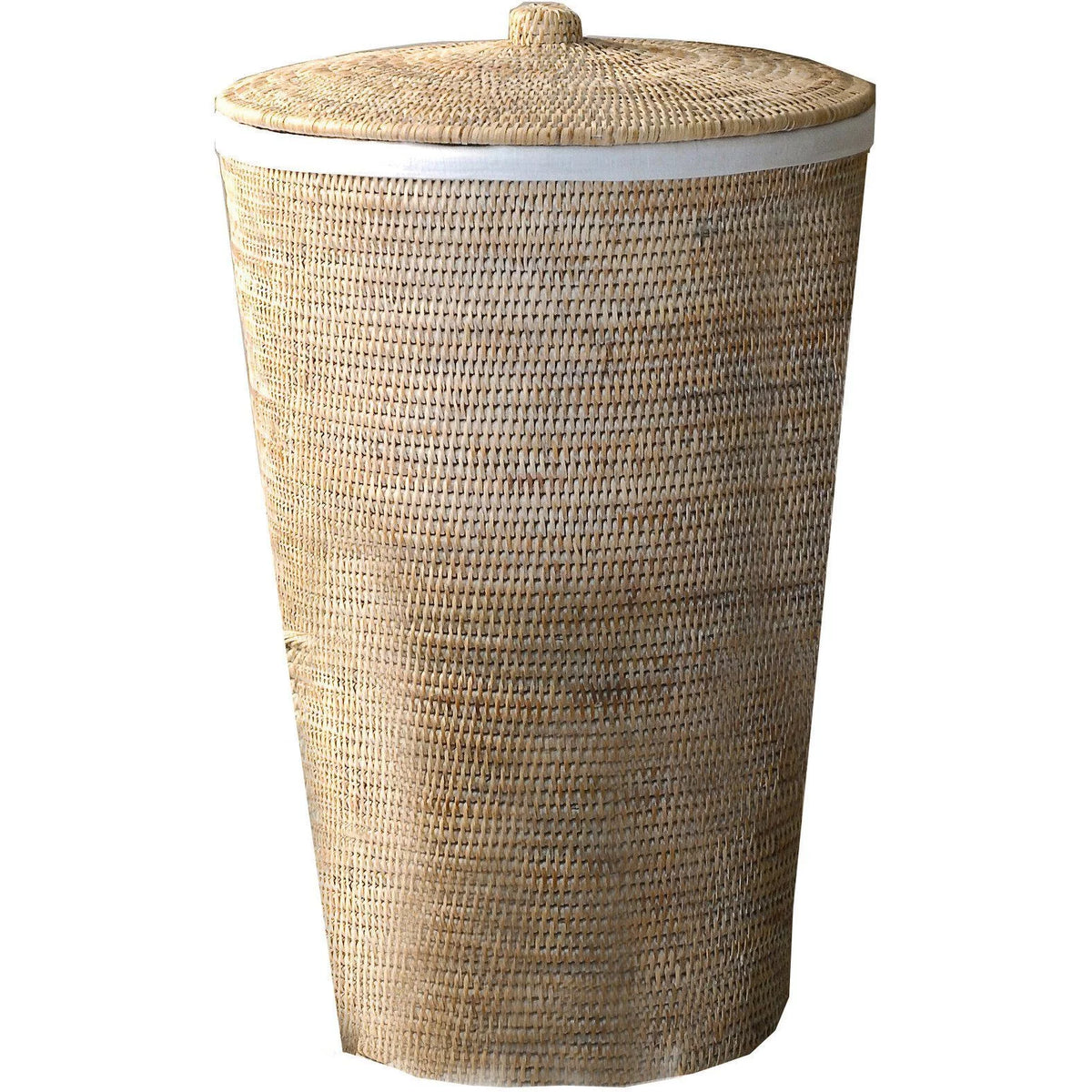 Rattan Laundry Basket with Lid F66923