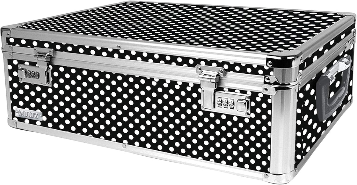 Locking Storage Box with Combination Lock, 6.5 x 23 x 13.5 Inch O9293