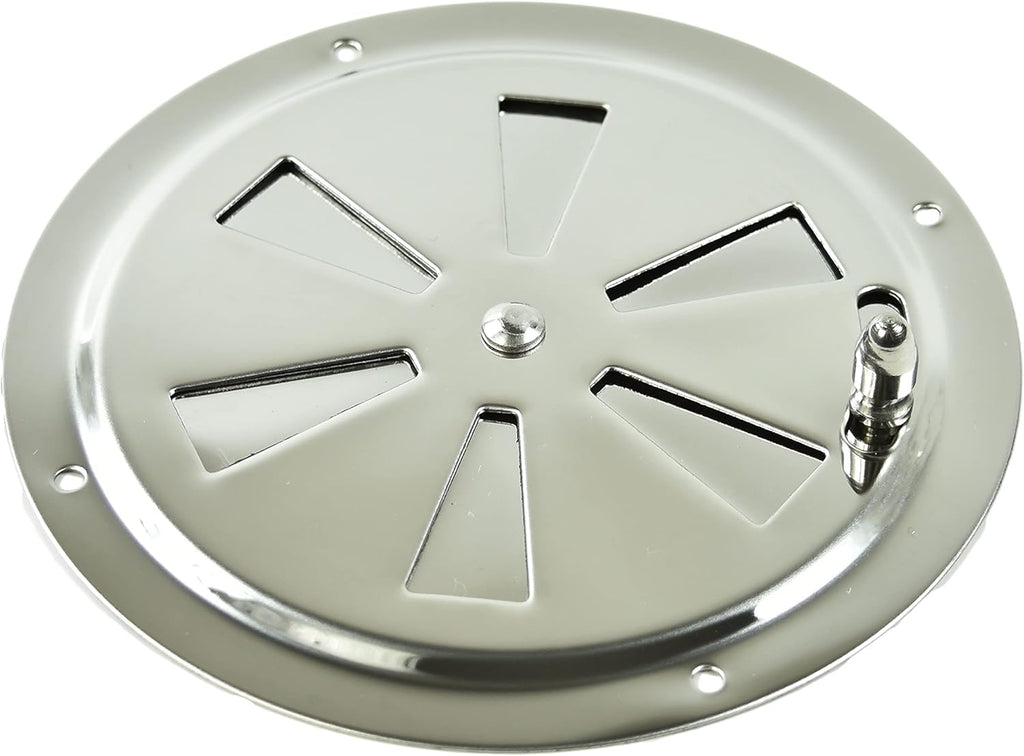 Stainless Steel 6 Round Louver Vent Cover Q184907