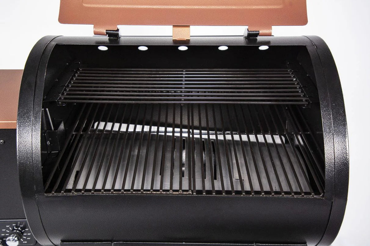 Wood Pellet Grill With Flame Broiler and Meat Probe B5977