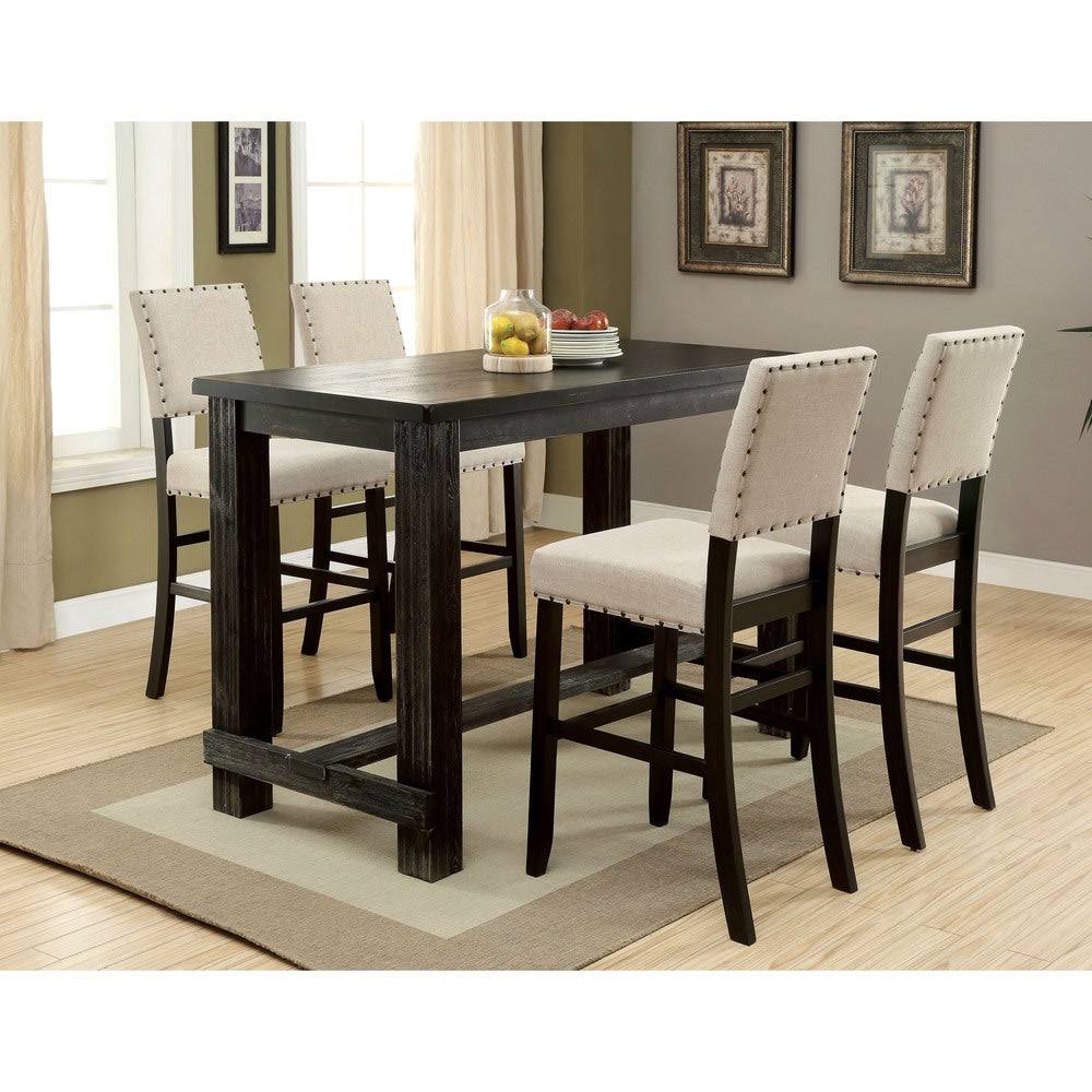 Black Bar Chairs Set of 2 Q796