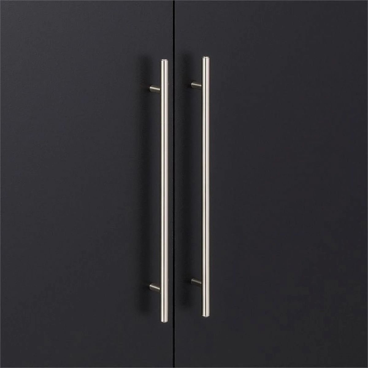 24" Black Wooden Storage Cabinet L408