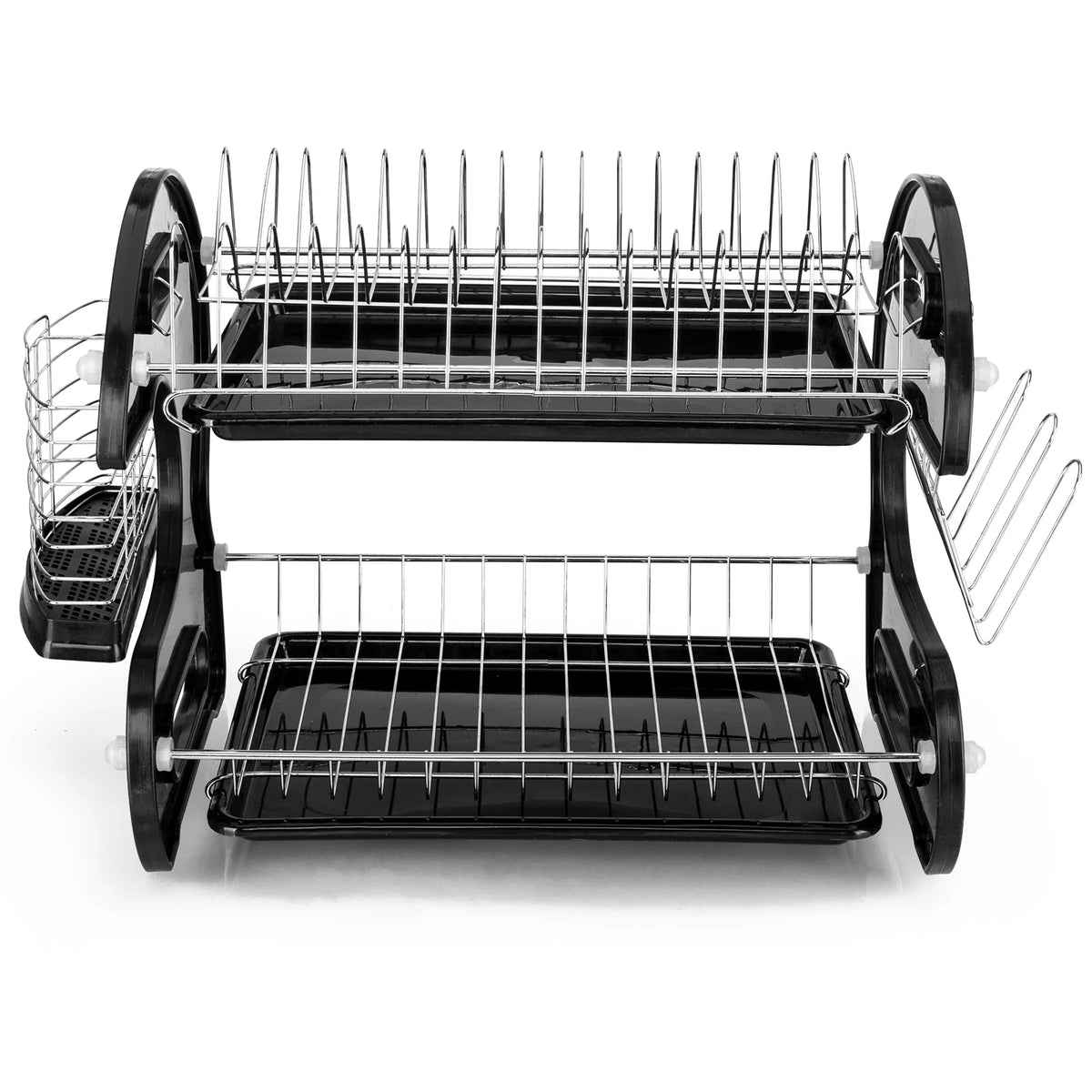 2-Tier Black Dish Drainer W919638