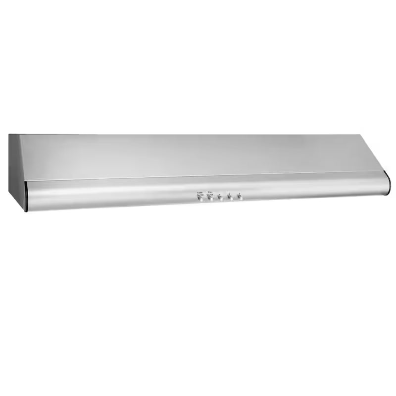 30 in. Convertible Range Hood with Push Buttons in Stainless Steel V86861