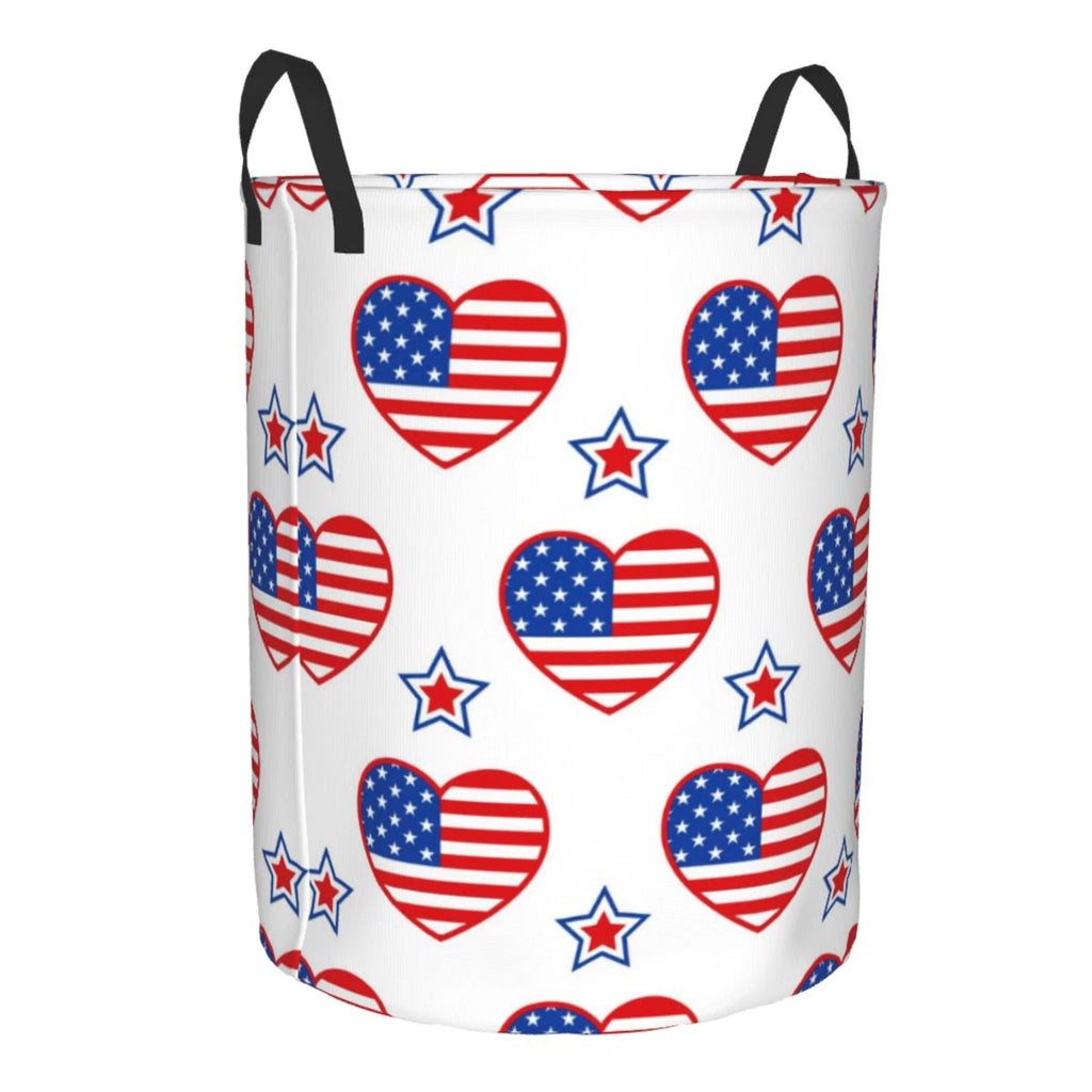 Round Waterproof Collapsible Laundry Basket U483446