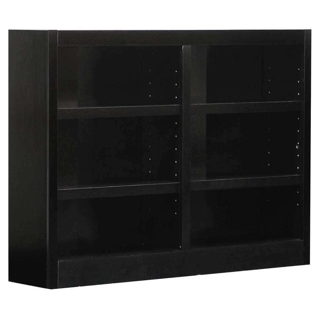 Espresso 10-Shelf Double Wide Bookcase V67908