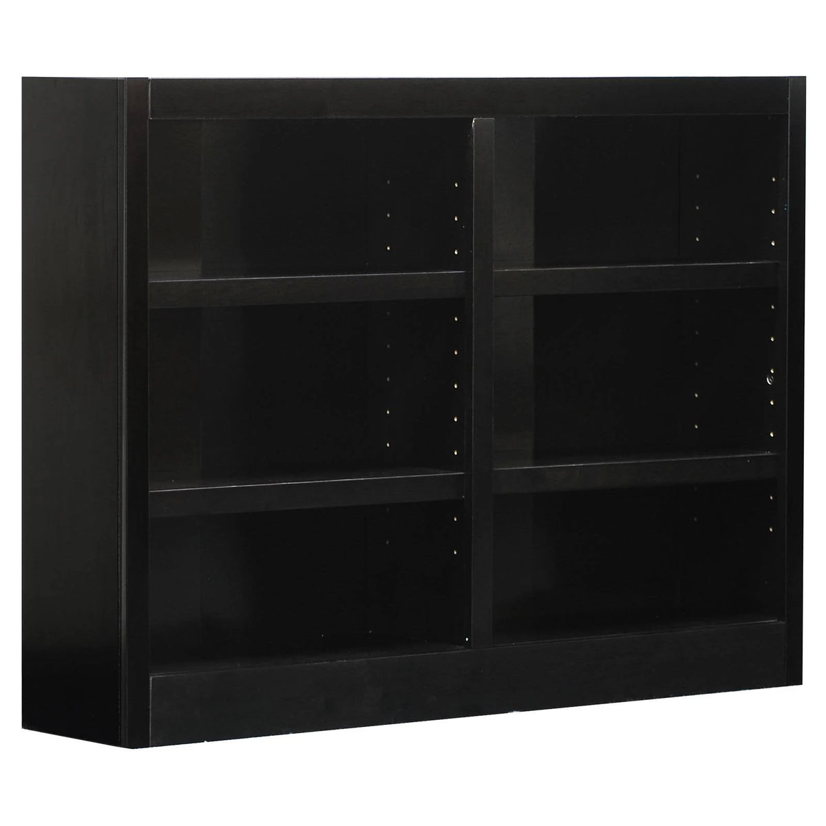 Espresso 10-Shelf Double Wide Bookcase V67908