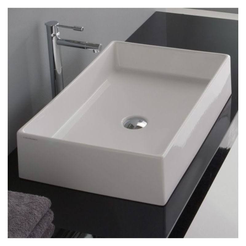 White Vessel Sink C47801