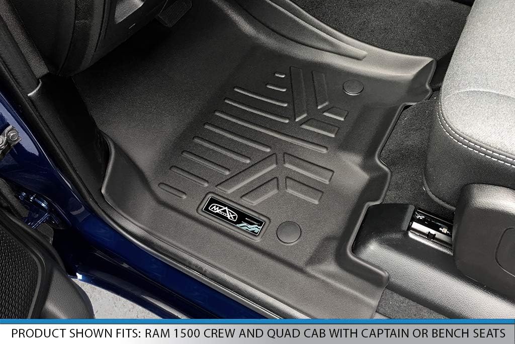 Custom Fit Floor Mats 2 Row Liner Set Black P4799
