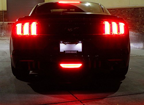 Clear Lens LED Rear Fog Light Kit with Red Tail Brake Lamp & White Backup Reverse Lamp O450777