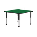 42x42" Green Black Desk S792936