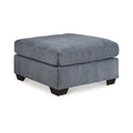 Oversized Faux Wood Accent Ottoman F99168