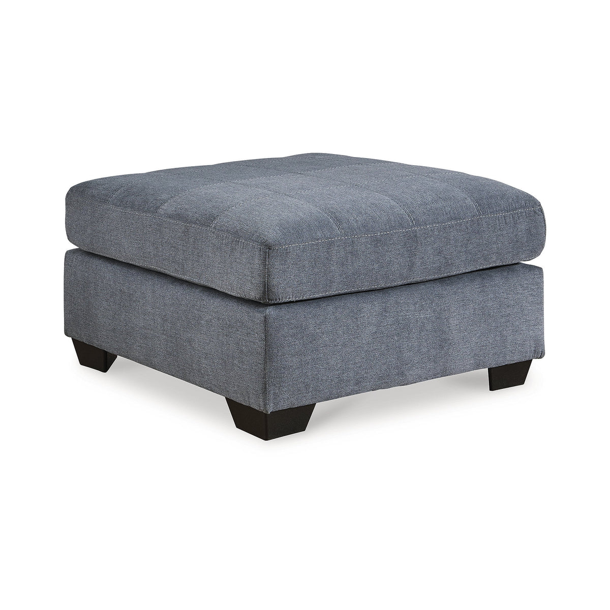 Oversized Faux Wood Accent Ottoman F99168