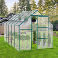 6' x 10' Aluminum Polycarbonate Greenhouse I325