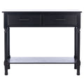 Black 2 Drawer Console Table X741