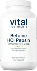 225 Capsules Betaine HCL Pepsin Digestive Enzyme Formula I45746
