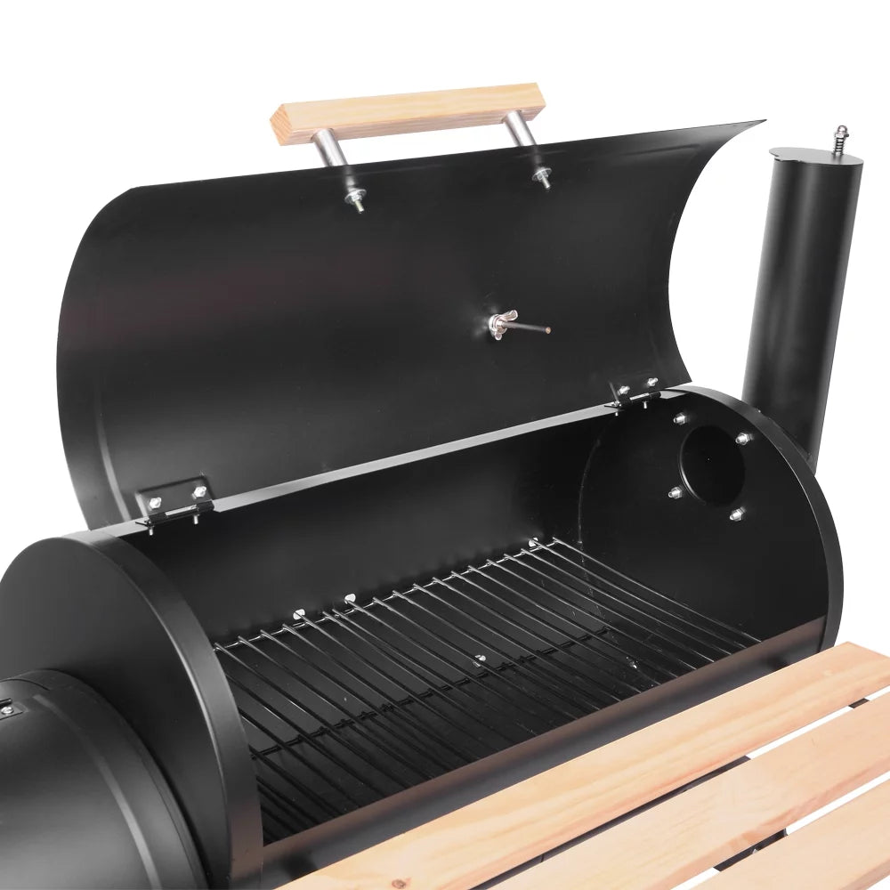 Portable Charcoal Grill and Offset Smoker S16002
