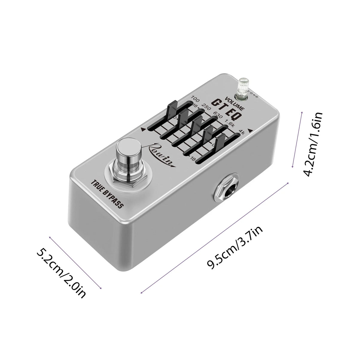 5-Band EQ Pedal for Electric Guitar with True Bypass S864