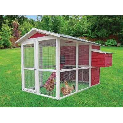 Medium Red Vintage Pet Coop E78812