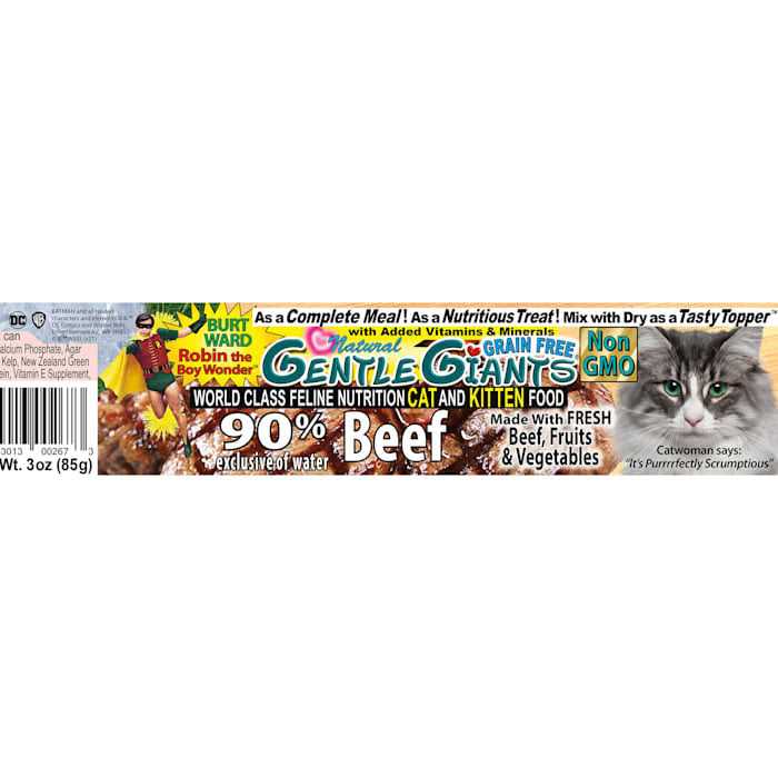 Natural Non-GMO Beef Cat & Kitten Can Food D645566