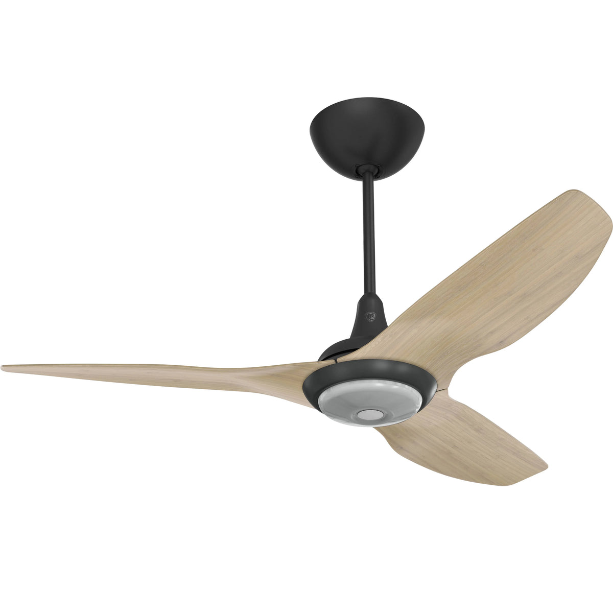 52 Ceiling Fan with Bamboo Blades and Black Finish W3861