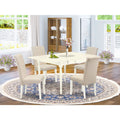 5 Pc Dinette Set with Rectangle Drop Leaf Table and 4 Chairs S625840