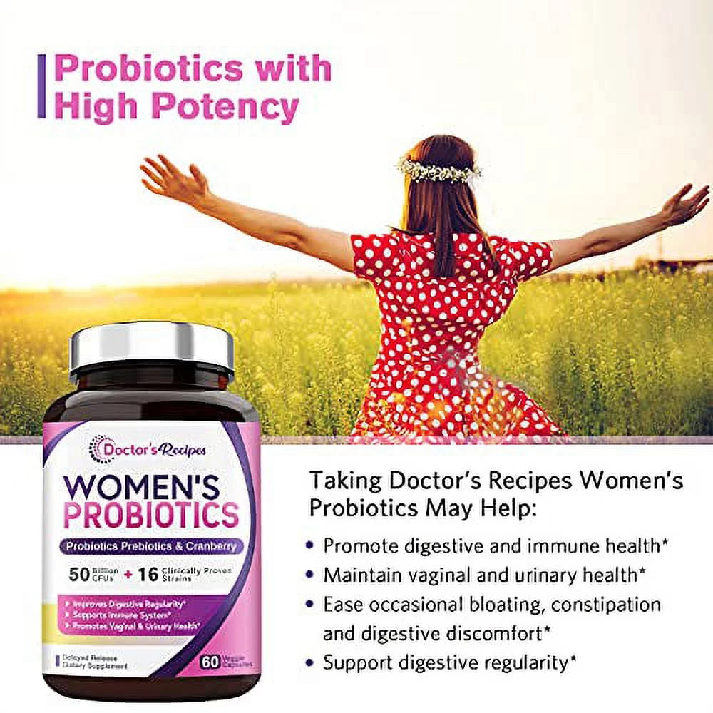 Women's Probiotic 50 Billion CFU 60 Capsules Y929107