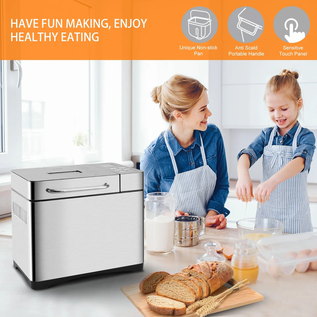 2LB Automatic Stainless Steel Bread Maker K3399