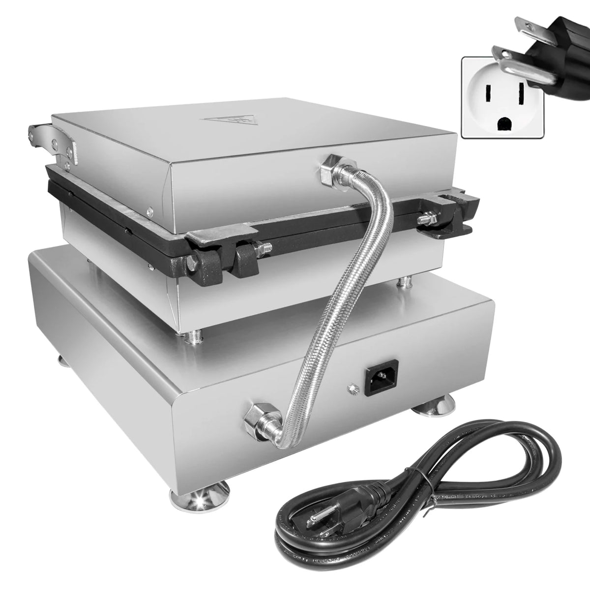 Butterfly-Shaped 4 Pcs Stainless Steel Waffle Maker I704415
