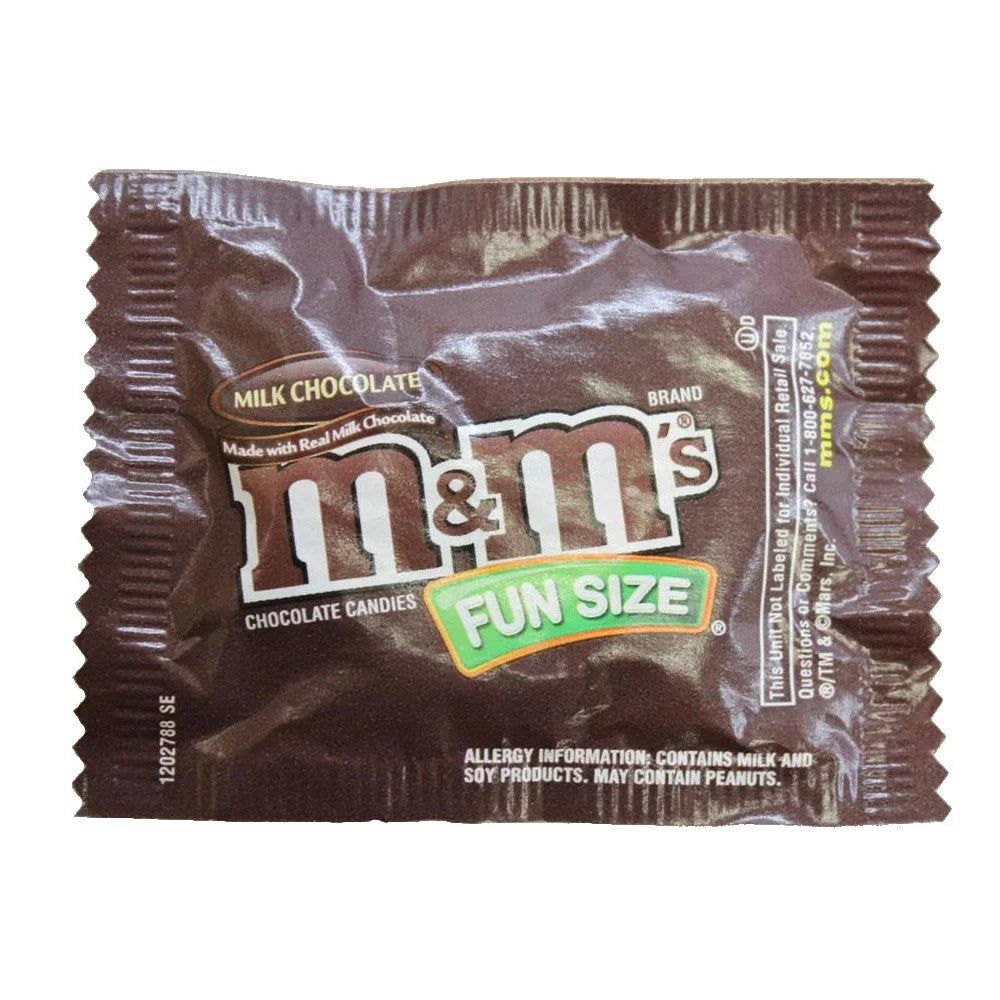 Milk Chocolate Candy Fun Size Packets P59898