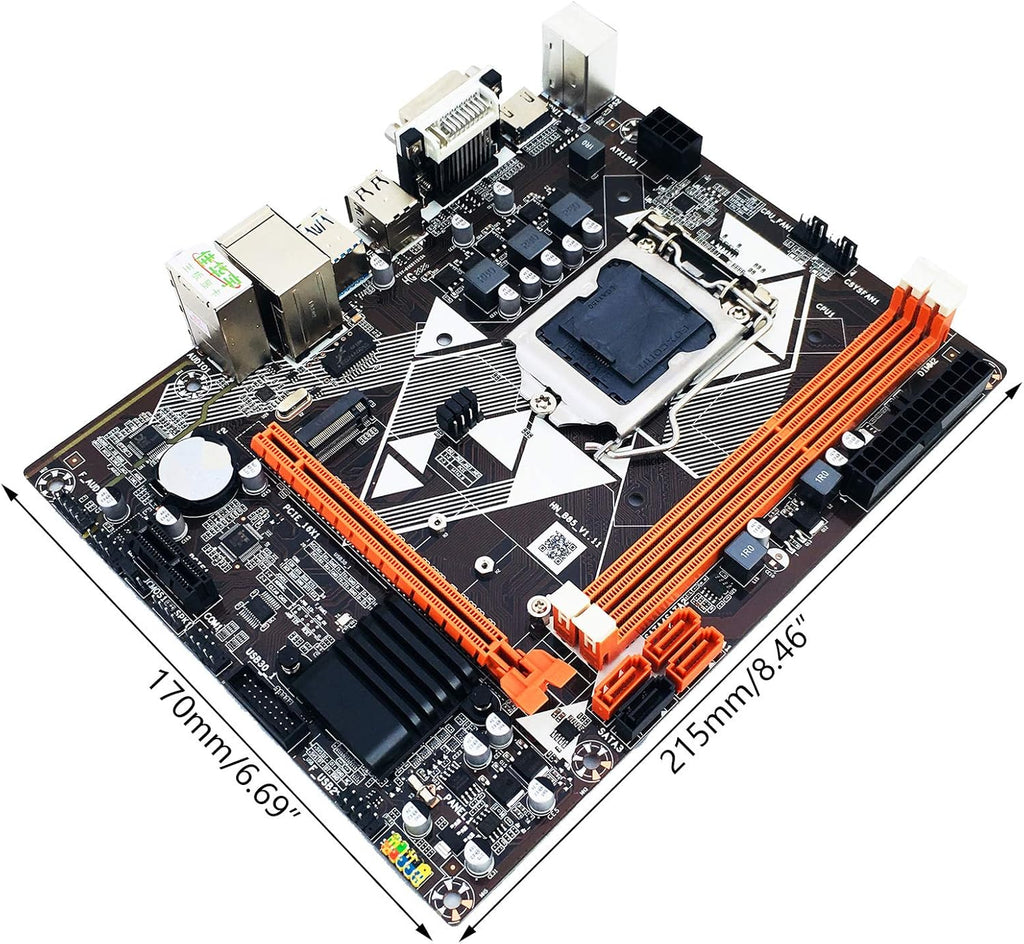LGA 1150 MATX Motherboard VGA HDMI DVI R77792