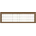 6in x 30in Brown Heavy Gauge Steel Floor Grille M3606