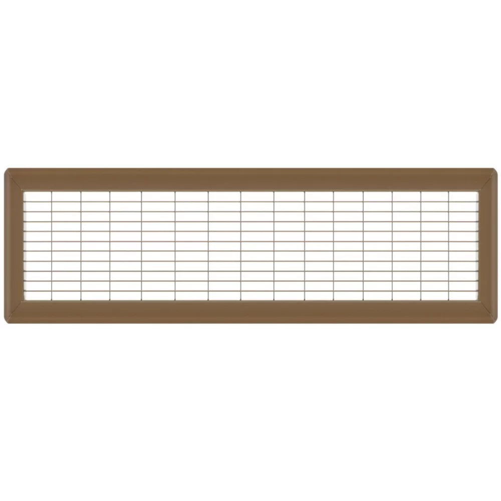 6in x 30in Brown Heavy Gauge Steel Floor Grille M3606