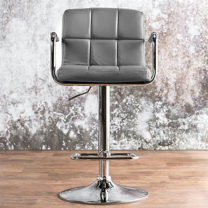 Adjustable Metal Barstool Set of 2 P937074