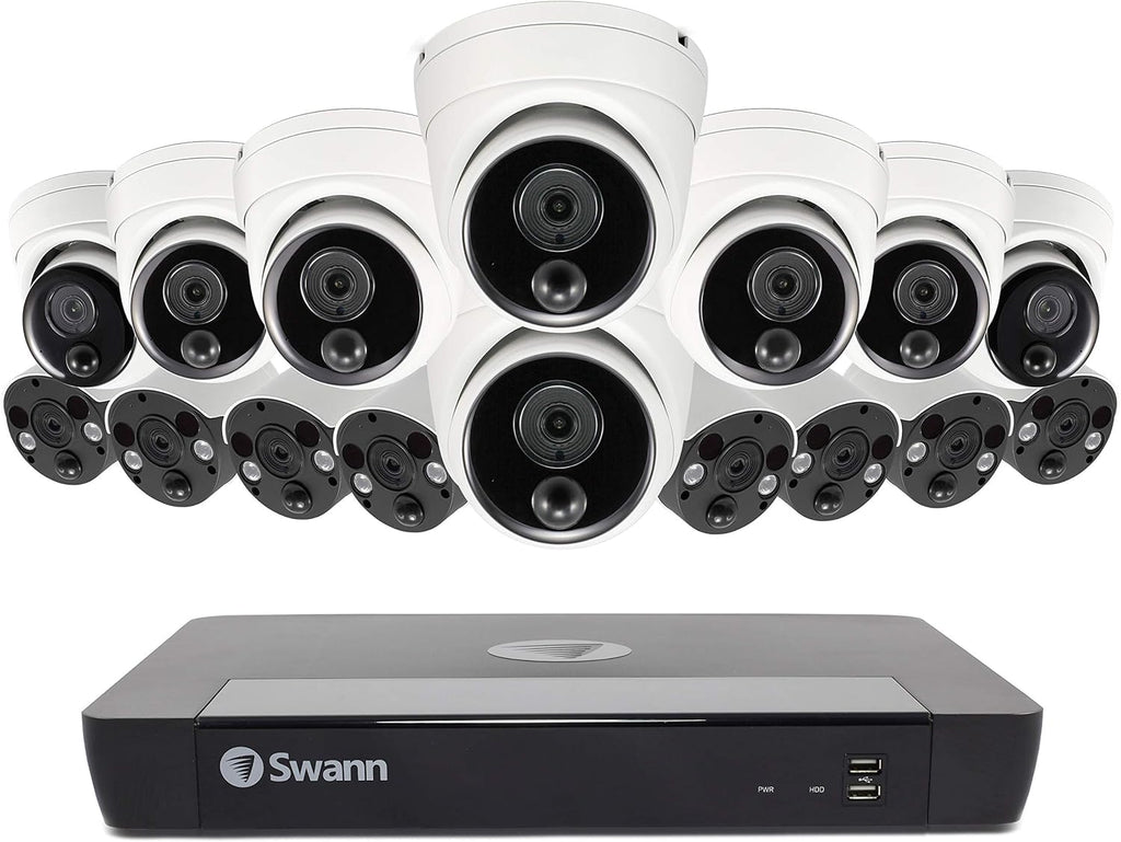 4K Ultra HD PIR Bullet Security Camera & Spotlight H902
