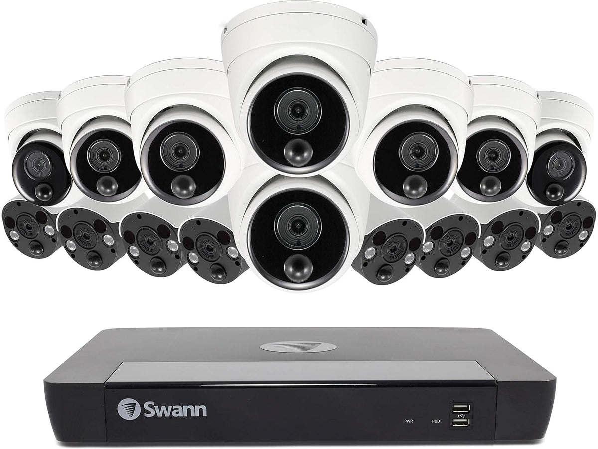 4K Ultra HD PIR Bullet Security Camera & Spotlight H902