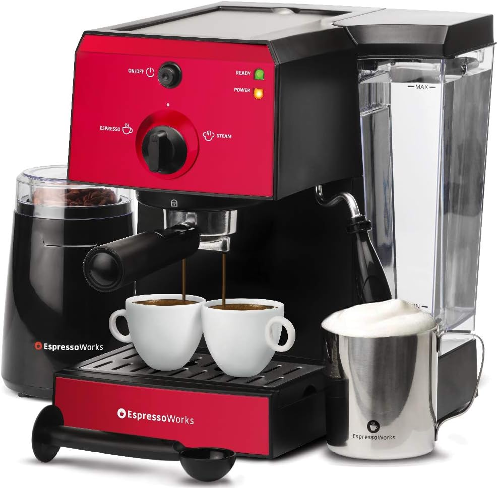 15 Bar Espresso Machine & Cappuccino Maker with Milk Steamer Z19378