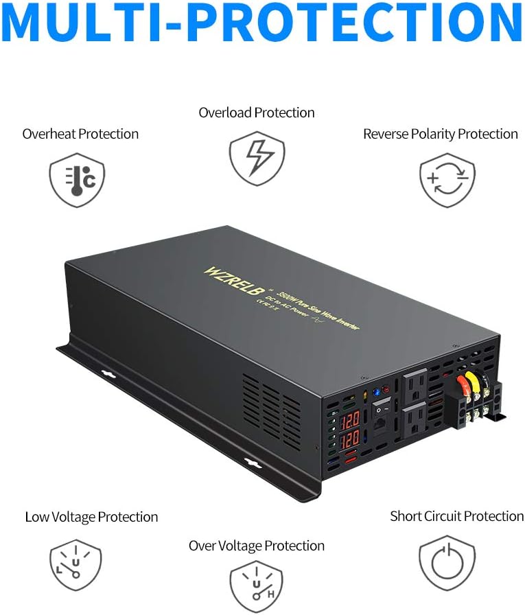 Pure Sine Wave 3500W Power Inverter K846530