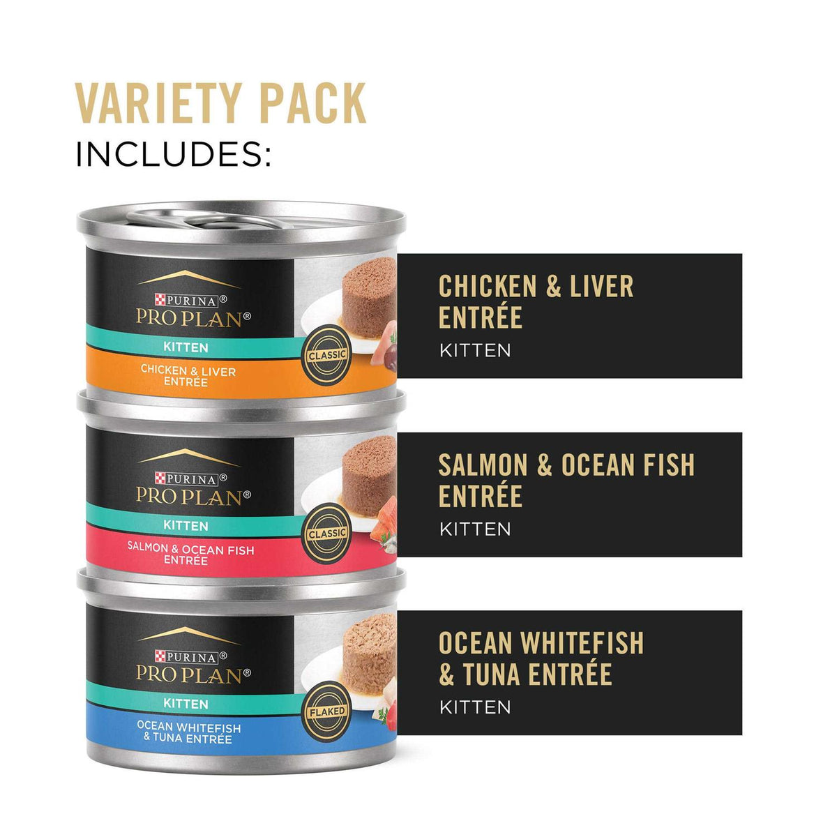 Wet Kitten Food Variety Pack U34816