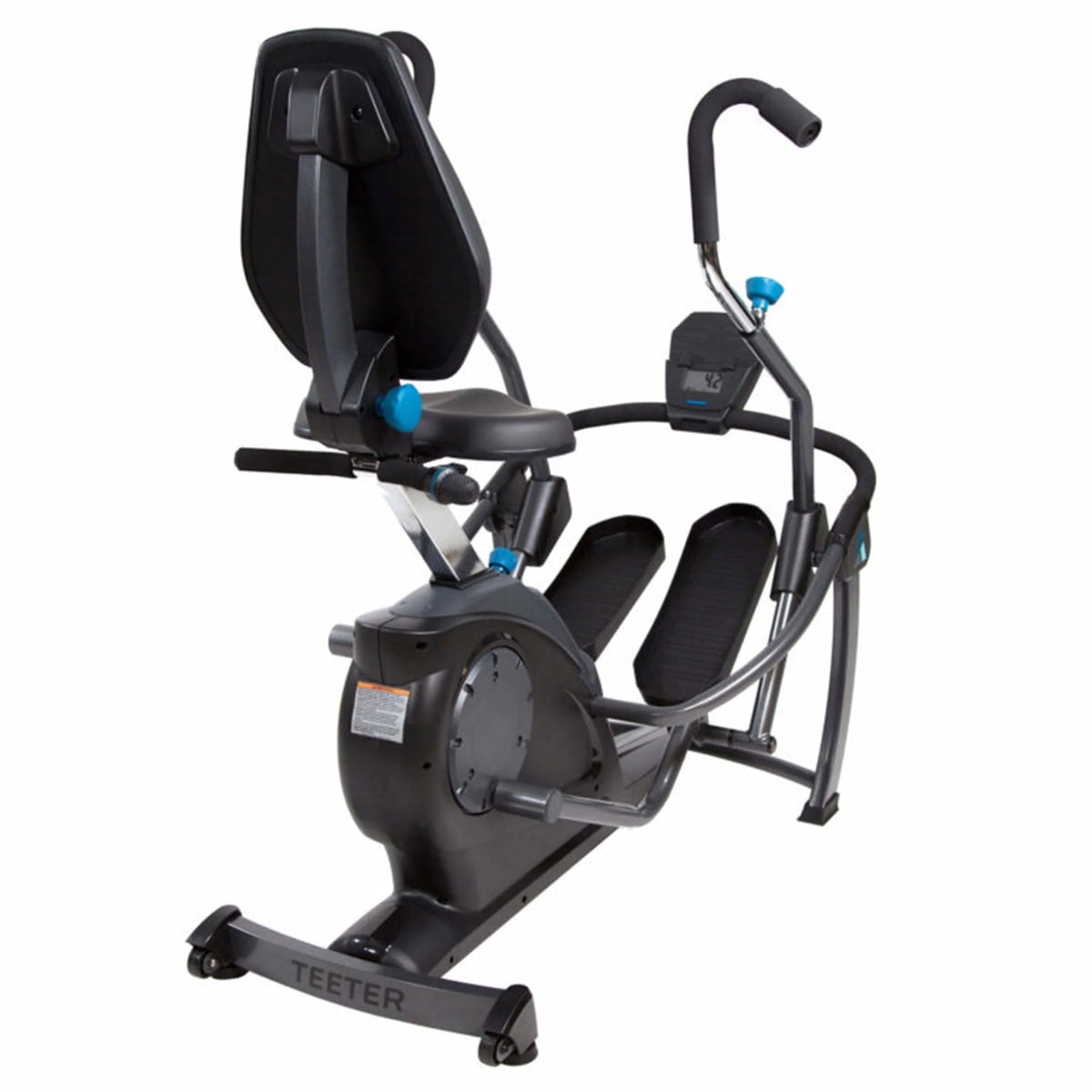 Black Recumbent Cross Trainer and Cardio Elliptical T97183