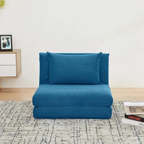Convertible Chair Bed with 1 Matching Pillow U76217