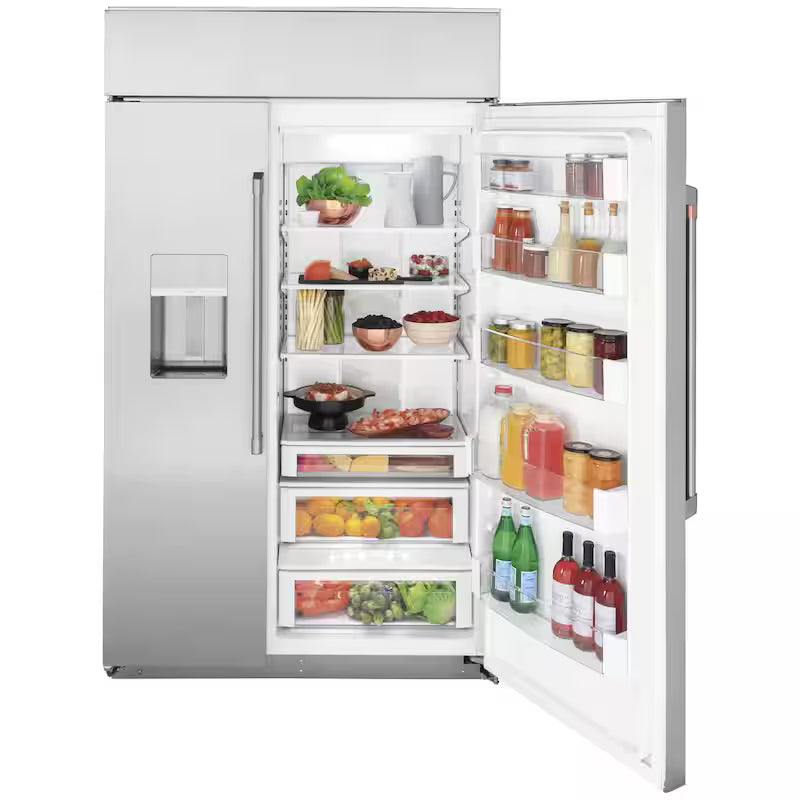 28.7 cu. ft. Side by Side Refrigerator with Dispenser in Stainless Steel Y378155